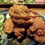 Kushiyakitoodenzemmaru - 若鶏の唐揚げ（カレー）