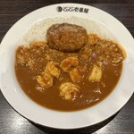 237299779 - THE海老カレー、1,050円＋ハンバーグ(クーポン)、70円