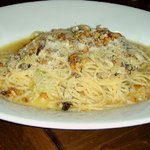 ア ミオ アージョ - 秋刀魚とセロリのオイルソーススパゲティー！