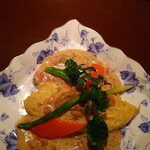 旬菜食卓 びすとろ KAZU - 雲丹のクリームオムレツ