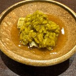 鮨菜 和喜智 - 鮑ご飯　肝和え