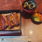 川豊 本店 - うな重と肝吸い
