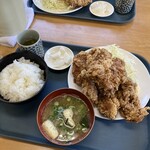 Udontodomburifurusato - からあげ定食　¥990