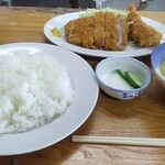 Minoya Tonkatsu Ten - 定食全体