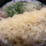 Kasuya - エビ天うどん（あぶらかす大盛）