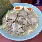 ラーメンショップ 牛久結束店 - ネギ塩チャーシューメン味玉トッピング