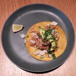 KITADE TACOS - ポークカルニータス　660円