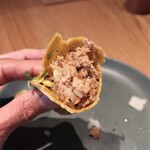 KITADE TACOS - ポークカルニータス　断面