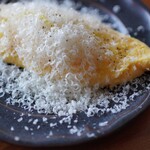 Plain omelet with Grana Padano cheese