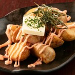 Fried potatoes with mentaiko butter