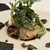 ラ・ブランシュ - 料理写真:九州産筍とフォアグラのソテー、天然田芹、黒トリュフ。