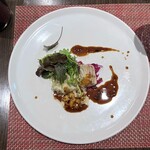 キャトルラパン - 寒鰤と牡蠣のフリカッセ トリュフソース