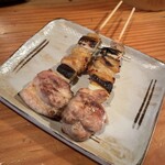 やきとり一番 - 料理写真:はさみ(ネギま)×2/300円♪