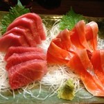河童 - 本日のお刺身(まぐろ・サーモン)
