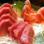 河童 - 本日のお刺身(まぐろ・サーモン)