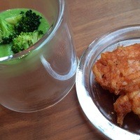 イル ギオットーネ ディ ピュー - ブロッコリーのスープと海老の揚げ物