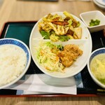 Daishinagawa Chuukagai - コンビセット(回鍋肉)ご飯少なめ