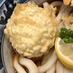 難波千日前 釜たけうどん - ちく玉天ぶっかけ