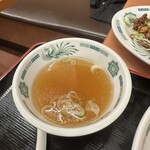 Hidakaya - スープは塩味がちょうどいいです。