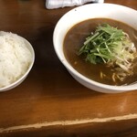 Shisen Yarou - 白ご飯¥150 黒胡麻坦々麺¥600