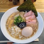 麺屋 星花灯 - 背油煮干し蕎麦＋美味たま味付玉子