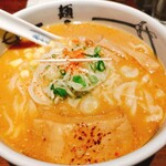 麺屋武蔵 - ★味噌ラー麺 1100円 ベーススープと味噌がマッチしておらず美味しくない！味噌を買えた方がいい。