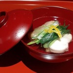 京都和久傳 - ふぐ 九条ねぎ椀物