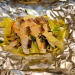 居酒屋割烹 ほたる - 鯛と野菜の蒸し