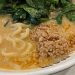 食堂 はせ川 - 肉味噌付き