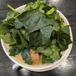 食堂 はせ川 - 会津産極寒ほうれん草の濃厚胡麻みそらーめん