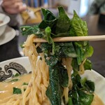 食堂 はせ川 - ほうれん草と麺が合う