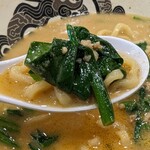 食堂 はせ川 - 甘～いほうれん草