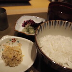 割烹さいお - コシヒカリ＆鯛生姜