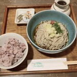 夢KAN - おろし蕎麦と黒米ご飯