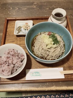 Yume Kan - おろし蕎麦と黒米ご飯