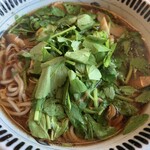 Soba kichi - セリとごぼうと森林鶏の蕎麦【2024.3】