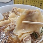中華麺店 喜楽 - ワンタンリフト③