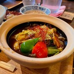 中国菜 竹林坊 - 和牛すじ火鍋カレー