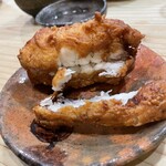食堂 おがわ - “河豚の唐揚げ”、なんでこんなに美味い⁈身も大きくホカホカ。衣もムッチャ美味しい…。