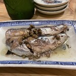 食堂 おがわ - “オイルサーディン”。いつも思います。こんなにデカくホンマに美味いオイルサーディン、ここしか味わえないんと違うやろか？と。