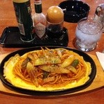 とむ - 鉄板「スパゲッティー」750円