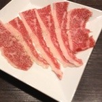 Amiyakiniku Kajiwara - 特選黒毛和牛定食…焼きシャブ