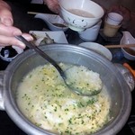 うえ村 - 取り分け中