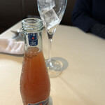 Trattoria cortile - オレンジジュース　Sanpellegrino　450円