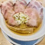 麺屋 優光 - 貝系醤油ラーメンの淡竹850円