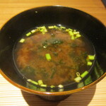 好日 - ご飯物 ： ③ 味噌汁。