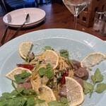 KNOCK CUCINA BUONA ITALIANA - 璃の香と砂肝のペペロンチーノ