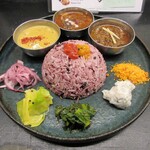 Curry Spice Gelateria KALPASI - カレー3種(ケララパリップ・牛すじペッパーマサラ・マトンキーマ)