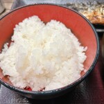 Shimpachi Shokudou - さば文化干し定食　ご飯