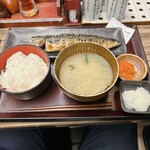 Shimpachi Shokudou - さば文化干し定食　979円